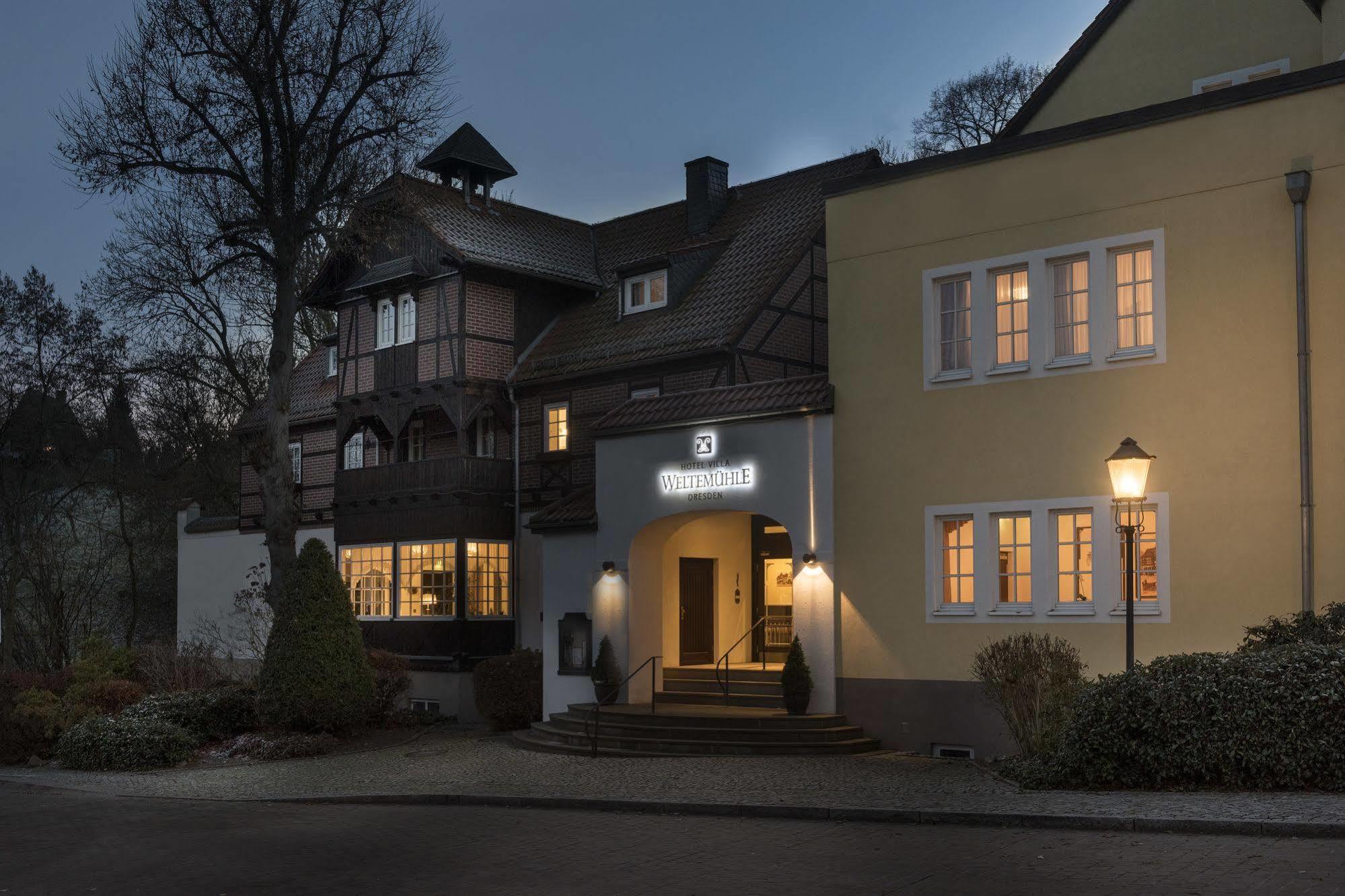 Hotel Villa Weltemuehle Dresde Exterior foto